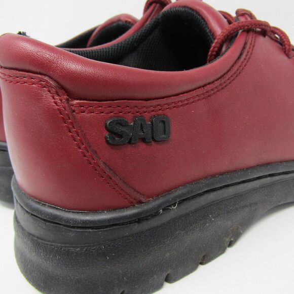Stacy Adams SAO Men\'s Size 11M Red Leather Platform Lace-Up Casual Oxford Shoes main image 5